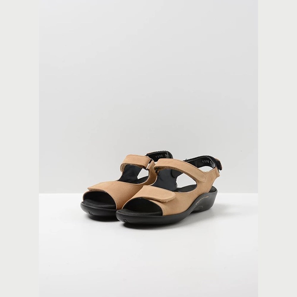 Beige Wolky Salvia Women's Sandals | MBYV62198