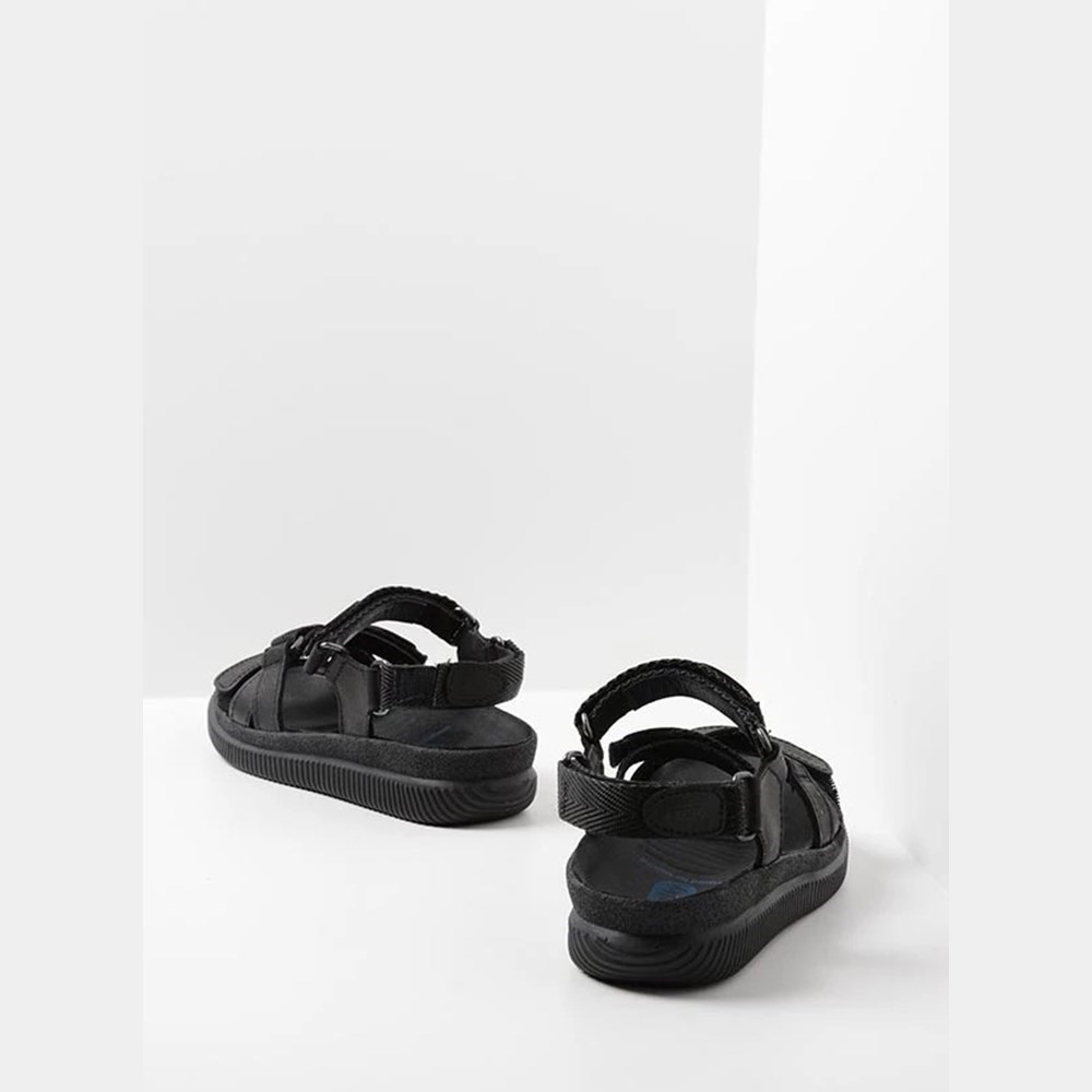 Black Wolky Action Lady Women's Sandals | DXWI81503