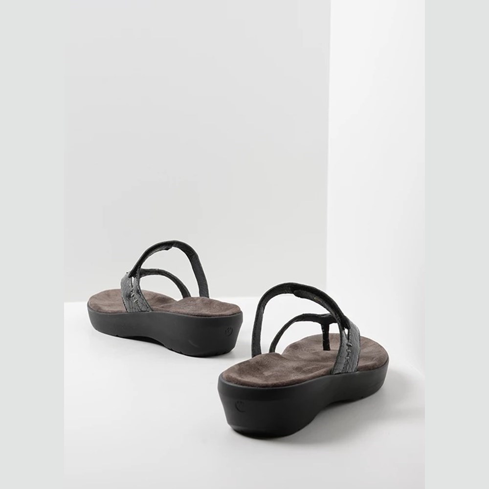 Black Wolky Bassa Women's Sandals | ITYD49752