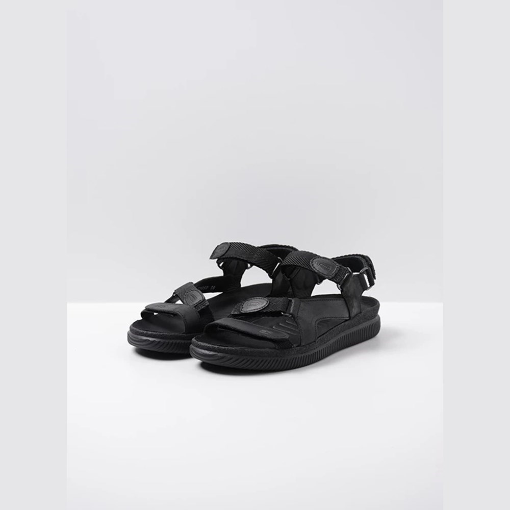 Black Wolky Energy Lady Women's Sandals | YDOT76342