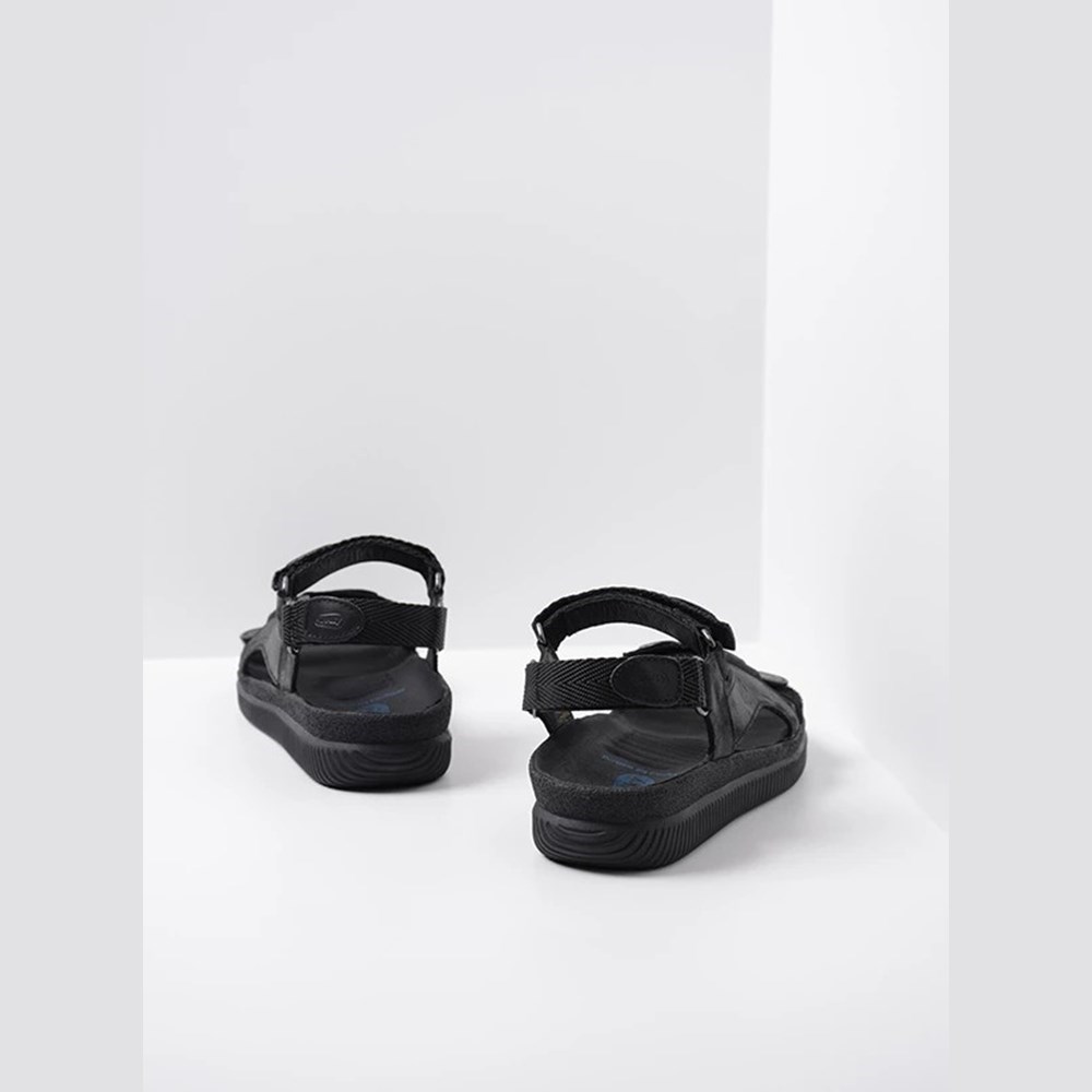 Black Wolky Energy Lady Women's Sandals | YDOT76342