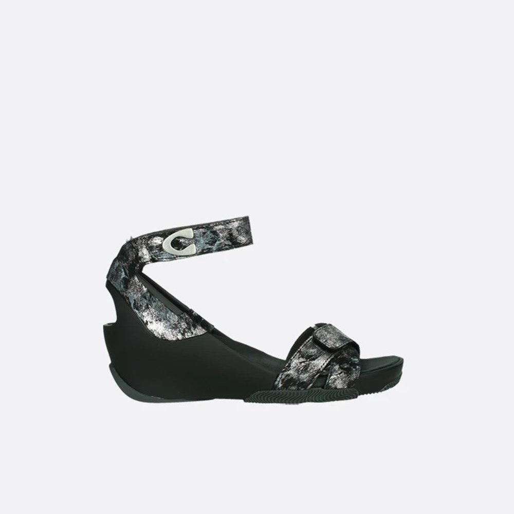 Black Wolky Era Women\'s Sandals | OYBM43982