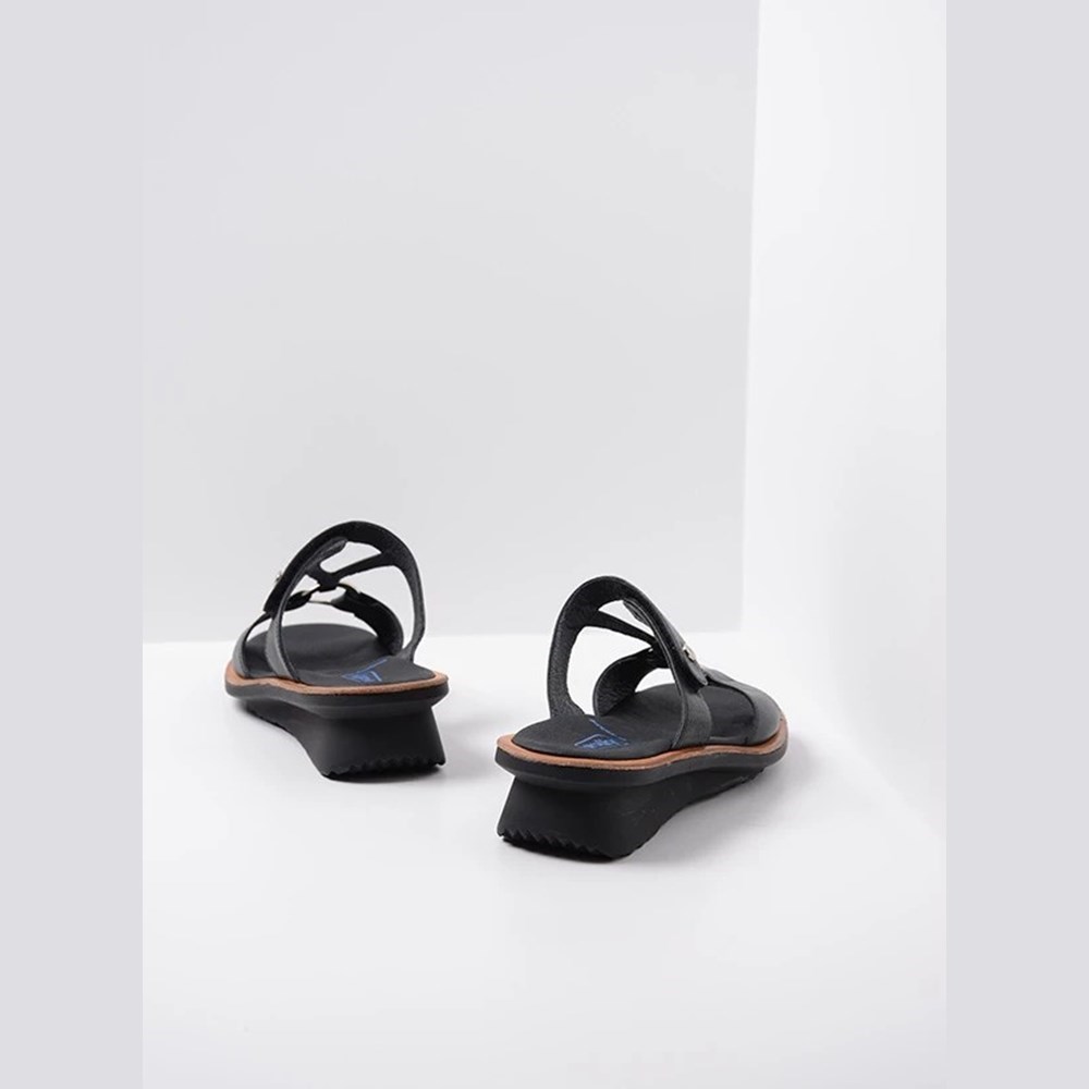 Black Wolky Isa Women's Sandals | OPBX02936