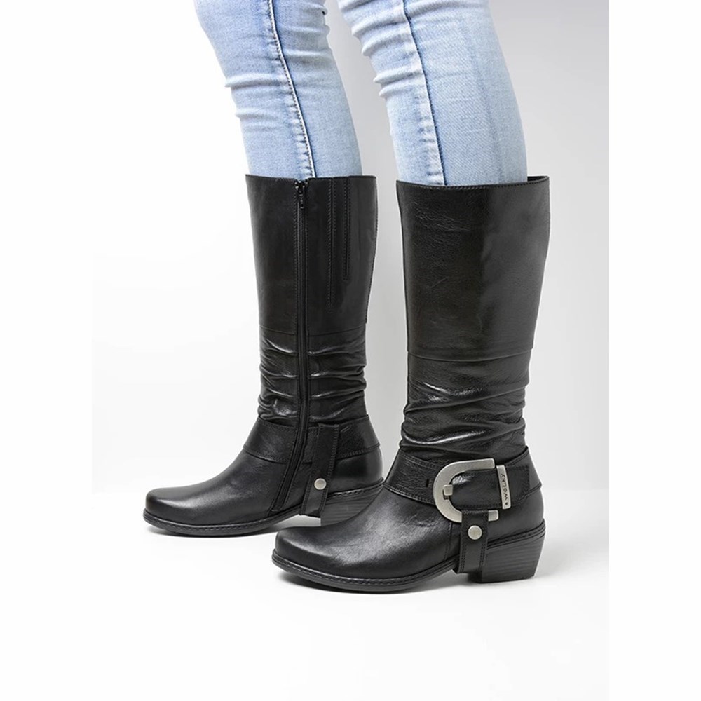 Black Wolky La Banda Women's High Boots | OIAY68027