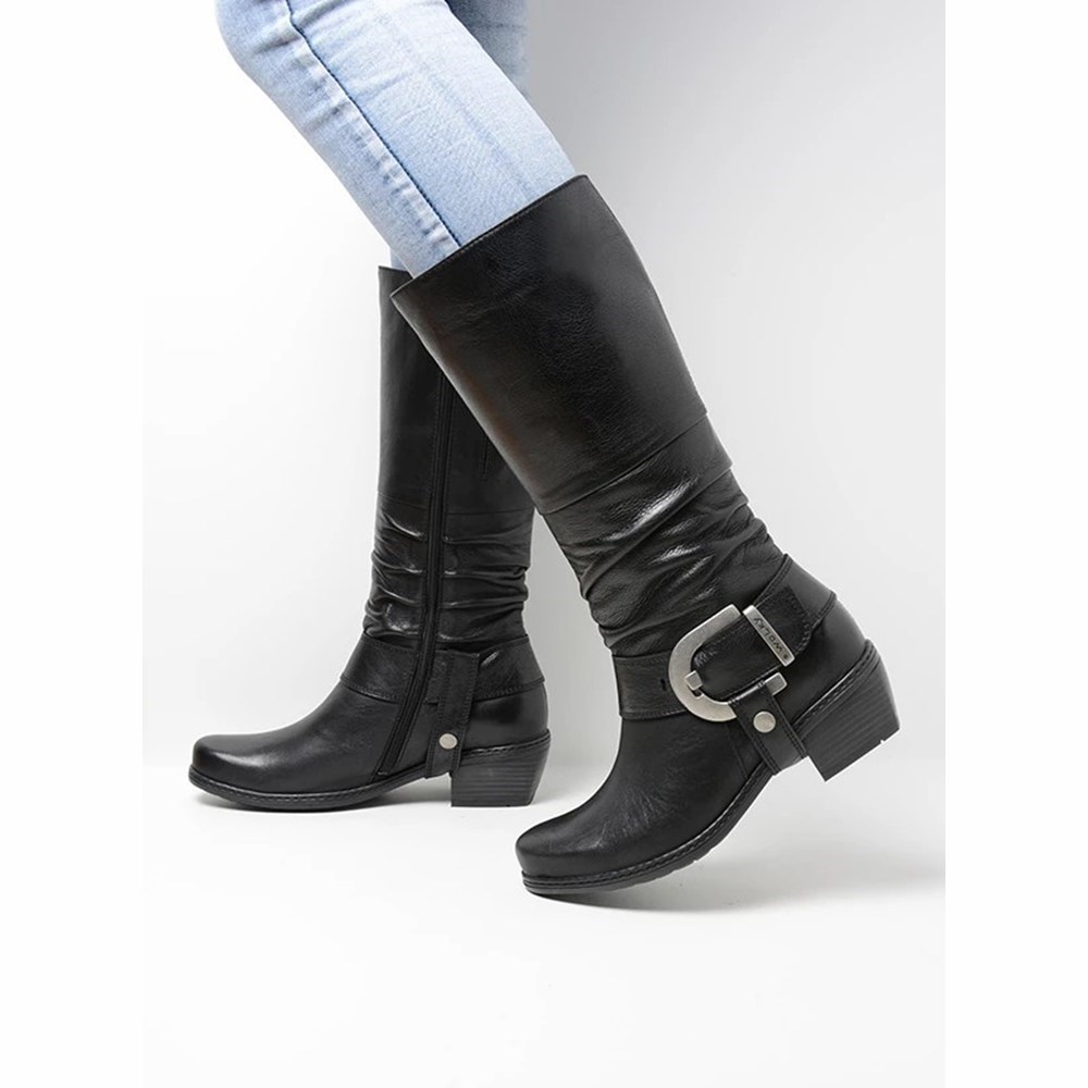 Black Wolky La Banda Women's High Boots | OIAY68027