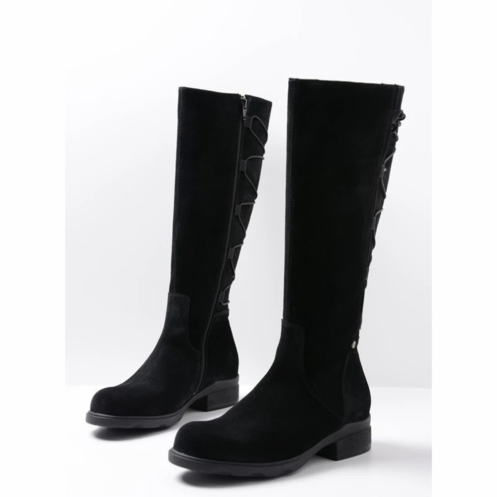 Black Wolky Longview Women's High Boots | FZCI98746