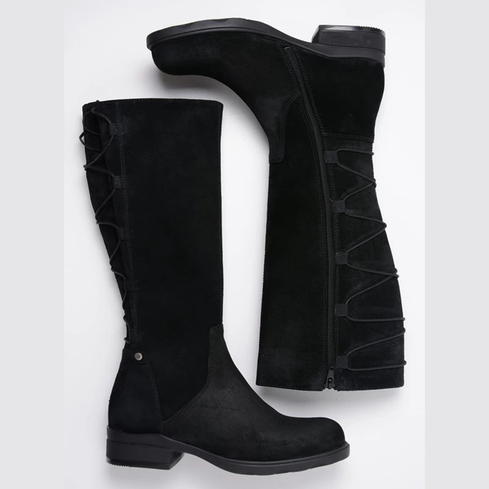 Black Wolky Longview Women's High Boots | FZCI98746