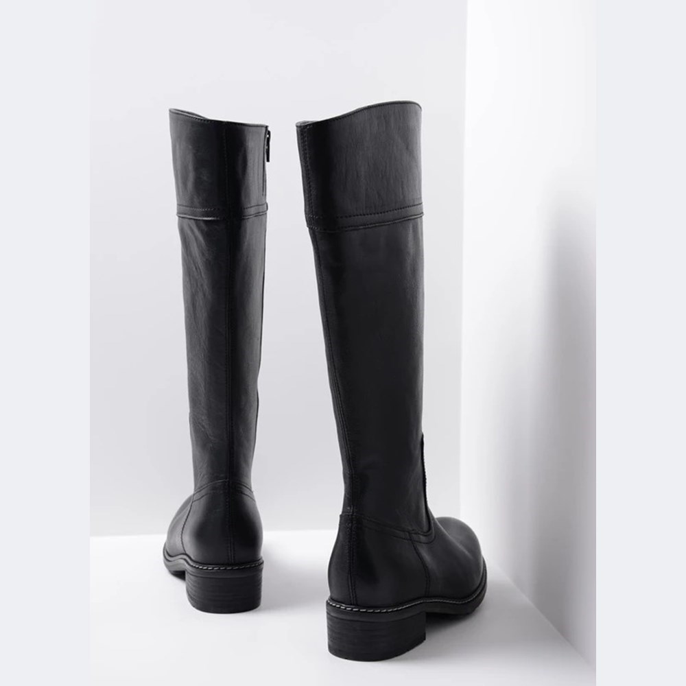 Black Wolky Moher Women's High Boots | KICF51628