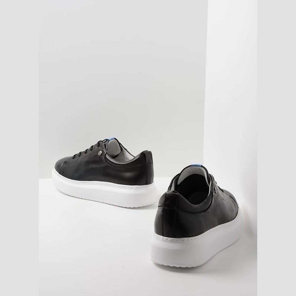 Black Wolky Move It Women's Sneakers | LHZV06932