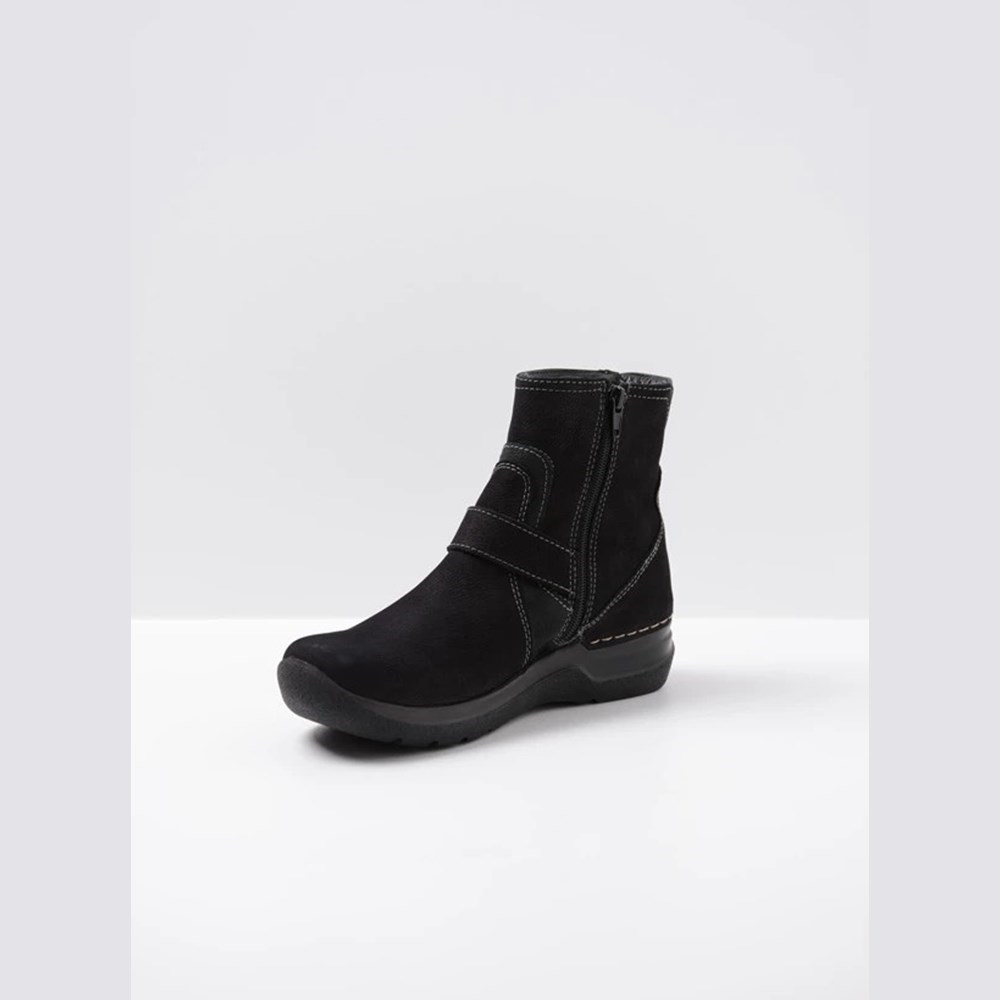 Black Wolky Okay Women's Ankle Boots | GLXT56932