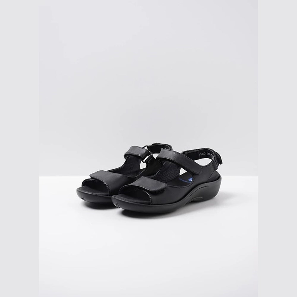 Black Wolky Salvia Women's Sandals | UDJP92584