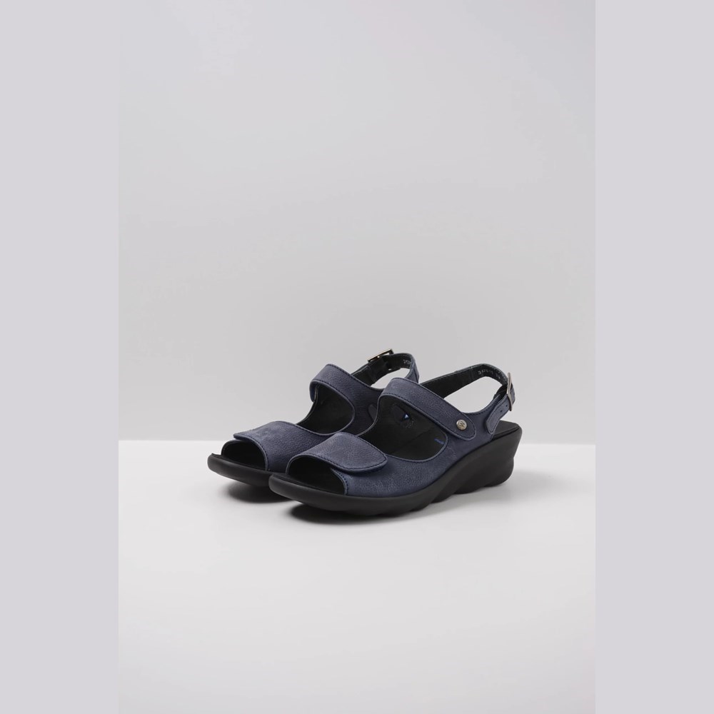 Black Wolky Scala Women's Sandals | PHYG80325