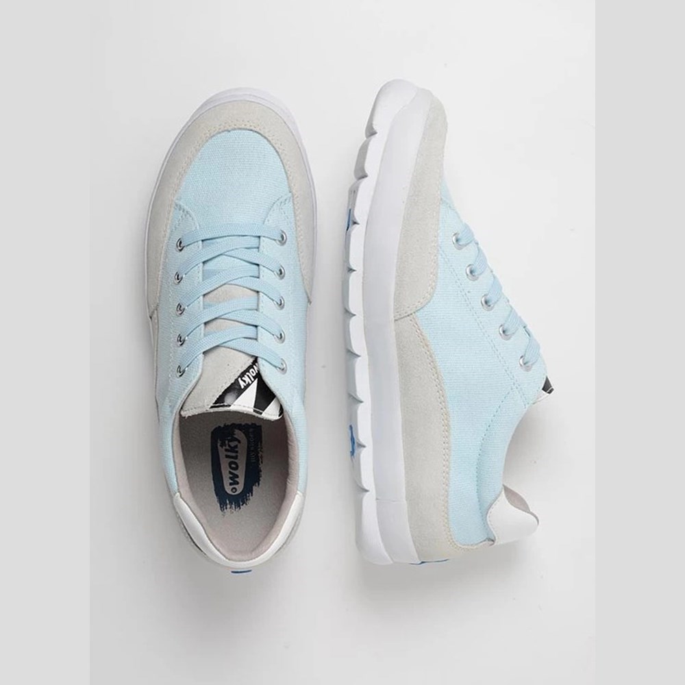 Blue Wolky Babati Women's Sneakers | XOWR64902