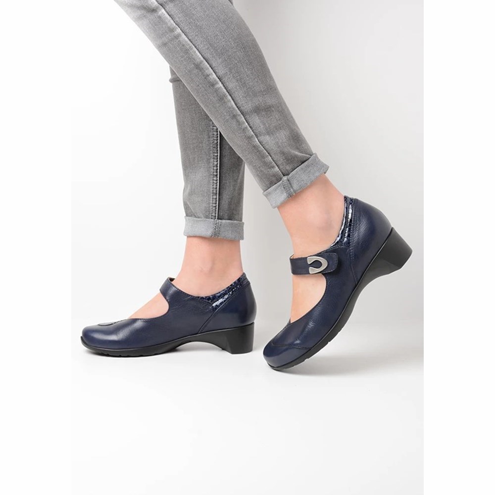 Blue Wolky Chili Women's Mary Janes Shoes | VAED05369