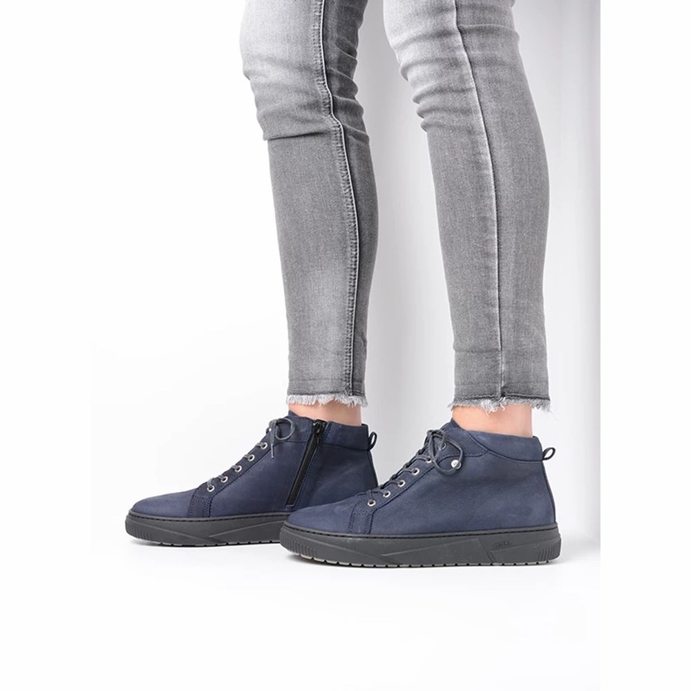 Blue Wolky Compass Women's Sneakers | BLSU86210