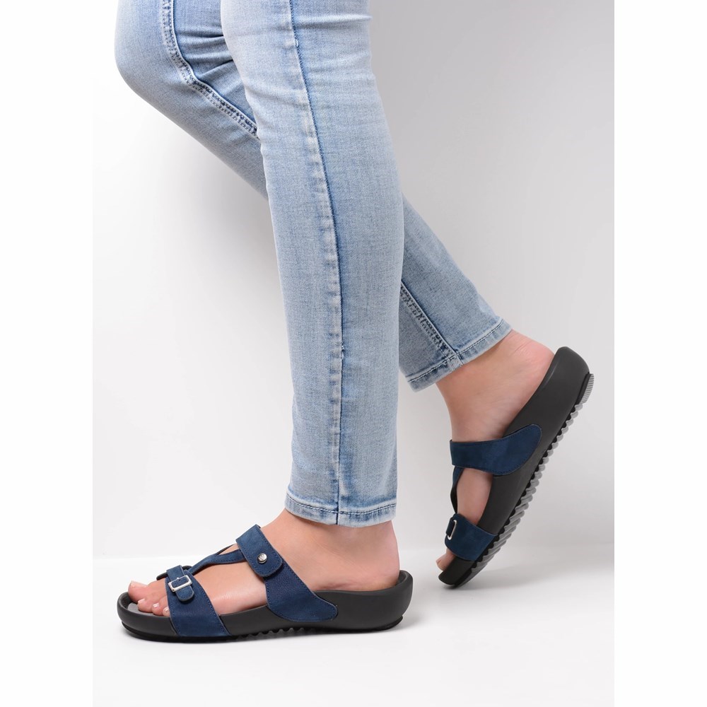 Blue Wolky Connor Women's Sandals | VGBK70182