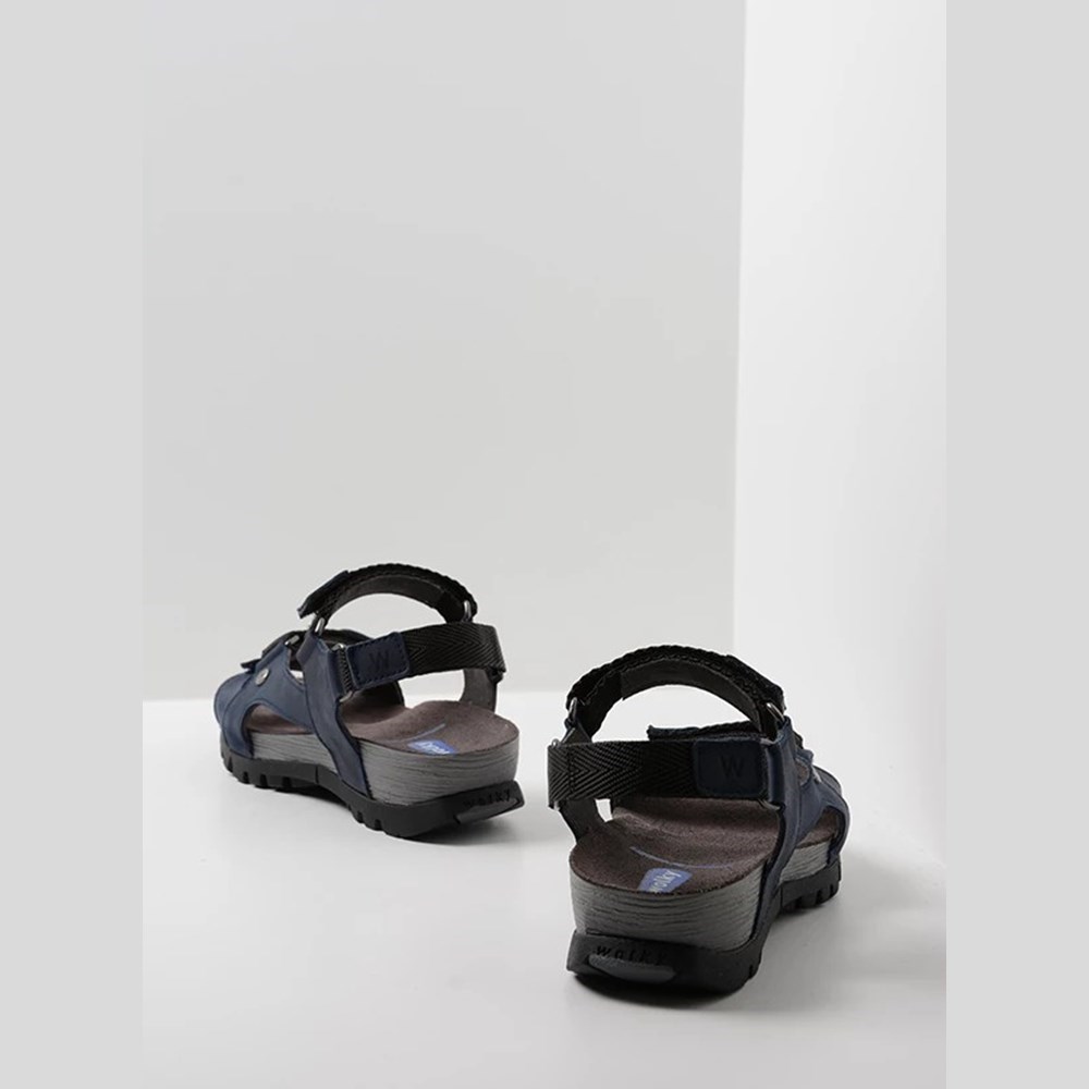 Blue Wolky Cradle Women's Sandals | MJFU18460