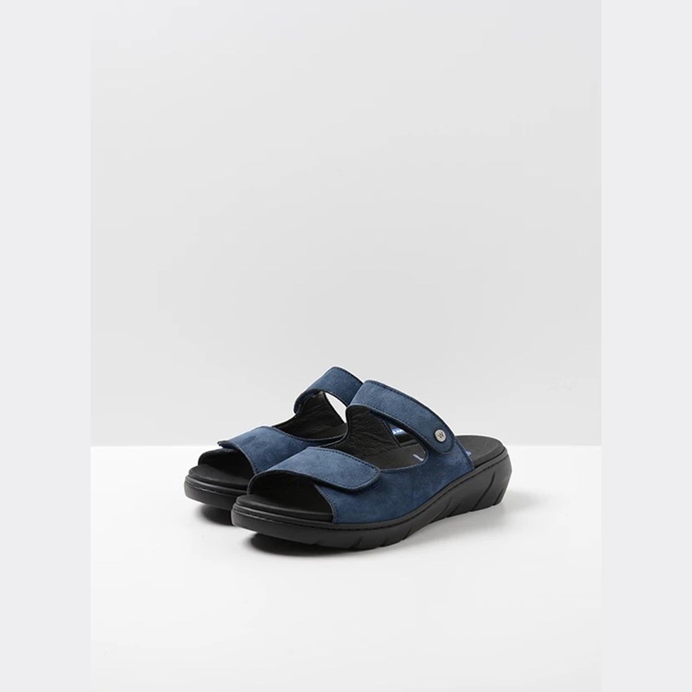 Blue Wolky Cyprus Women's Sandals | LYPH12836