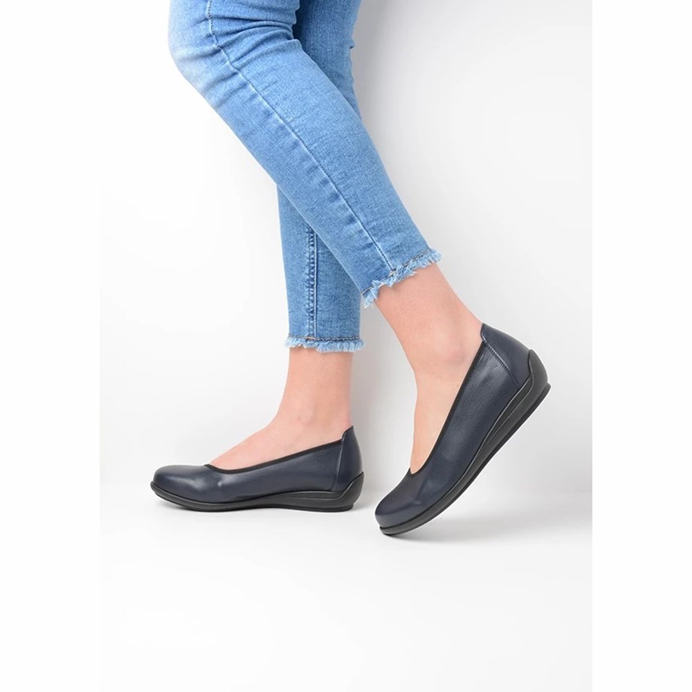 Blue Wolky Duncan F2f Women's Slip On Shoes | VJSK13267