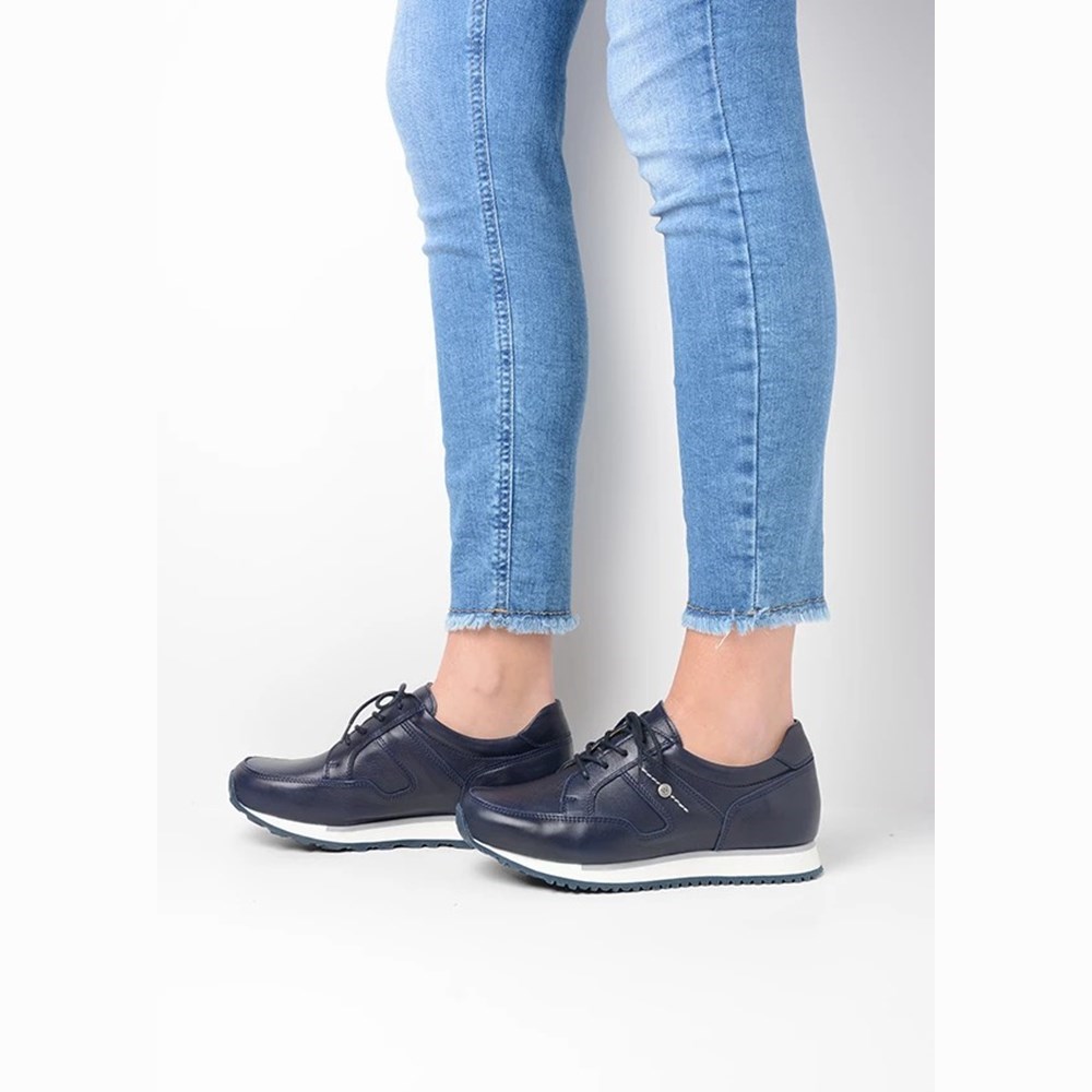 Blue Wolky E-walk Women's Walking Shoes | THNO31259