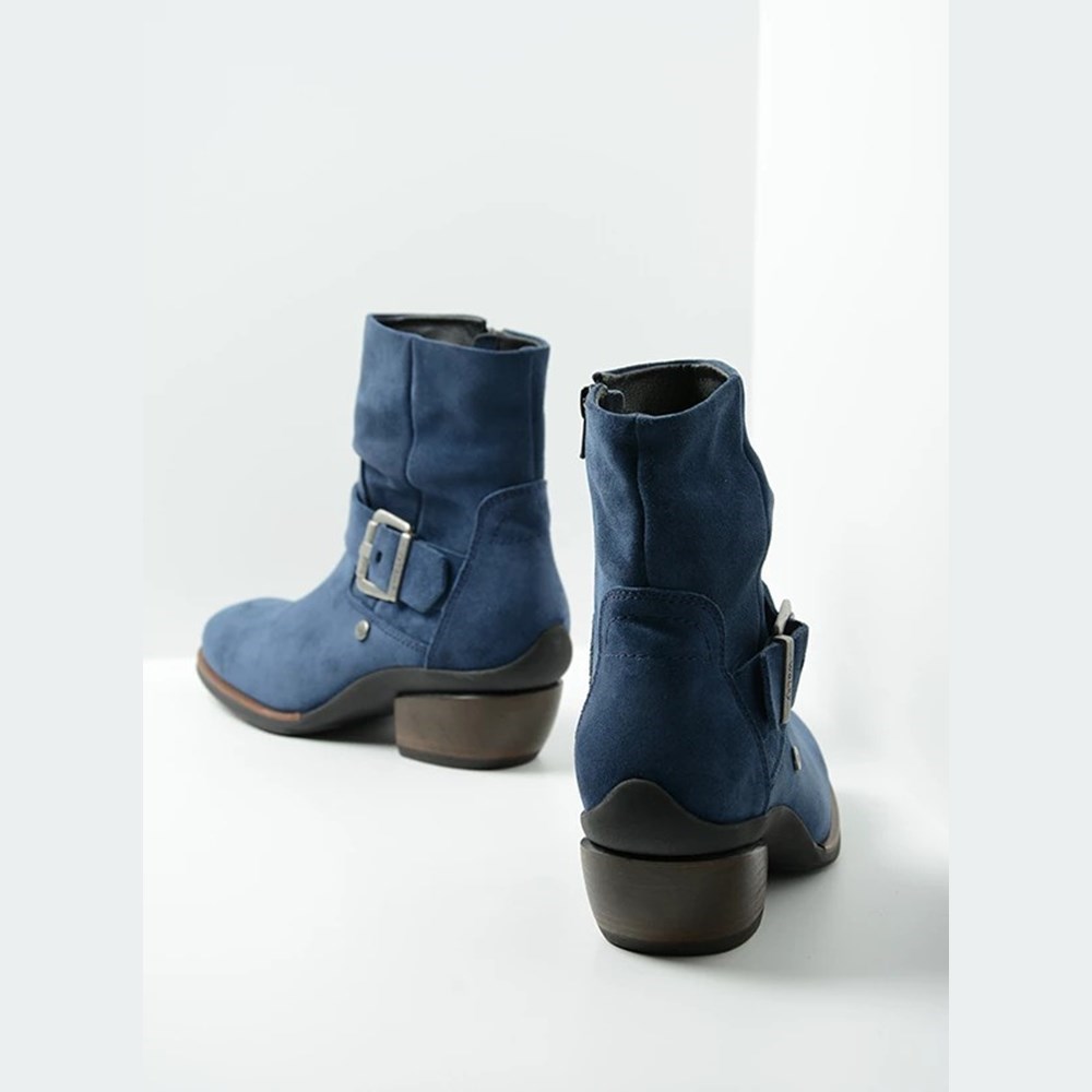 Blue Wolky Guadalajara Women's Ankle Boots | UIRG19536