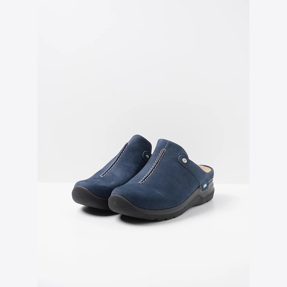 Blue Wolky Holland Db Women's Clogs | YAFV79254