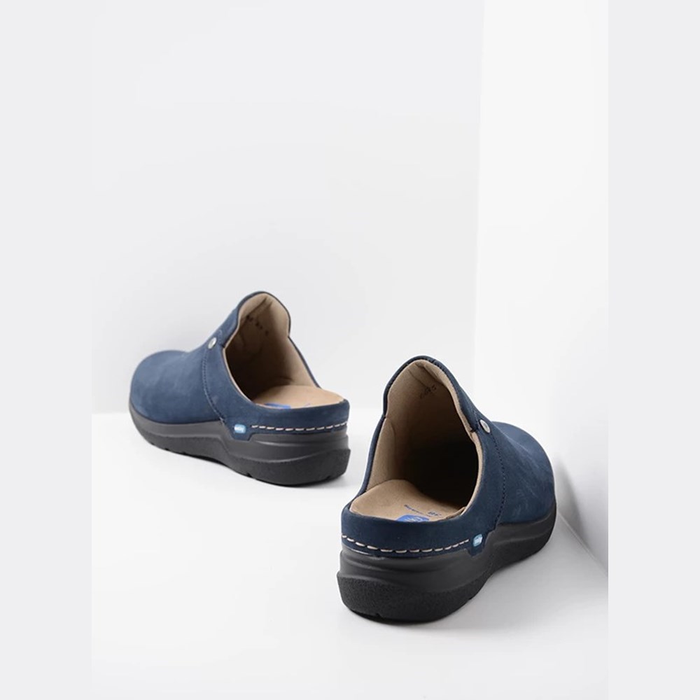 Blue Wolky Holland Db Women's Clogs | YAFV79254