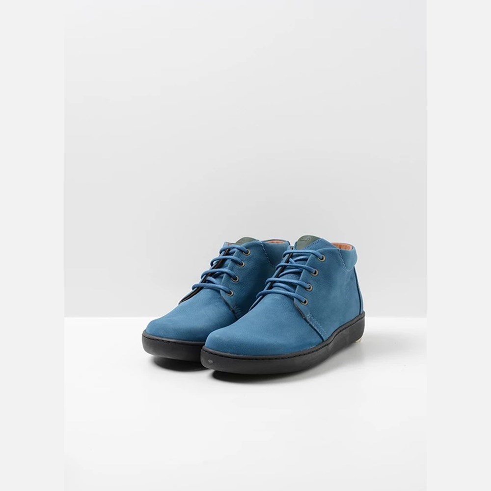 Blue Wolky Kansas Lady Xw Women's Lace Up Shoes | DOKU90314