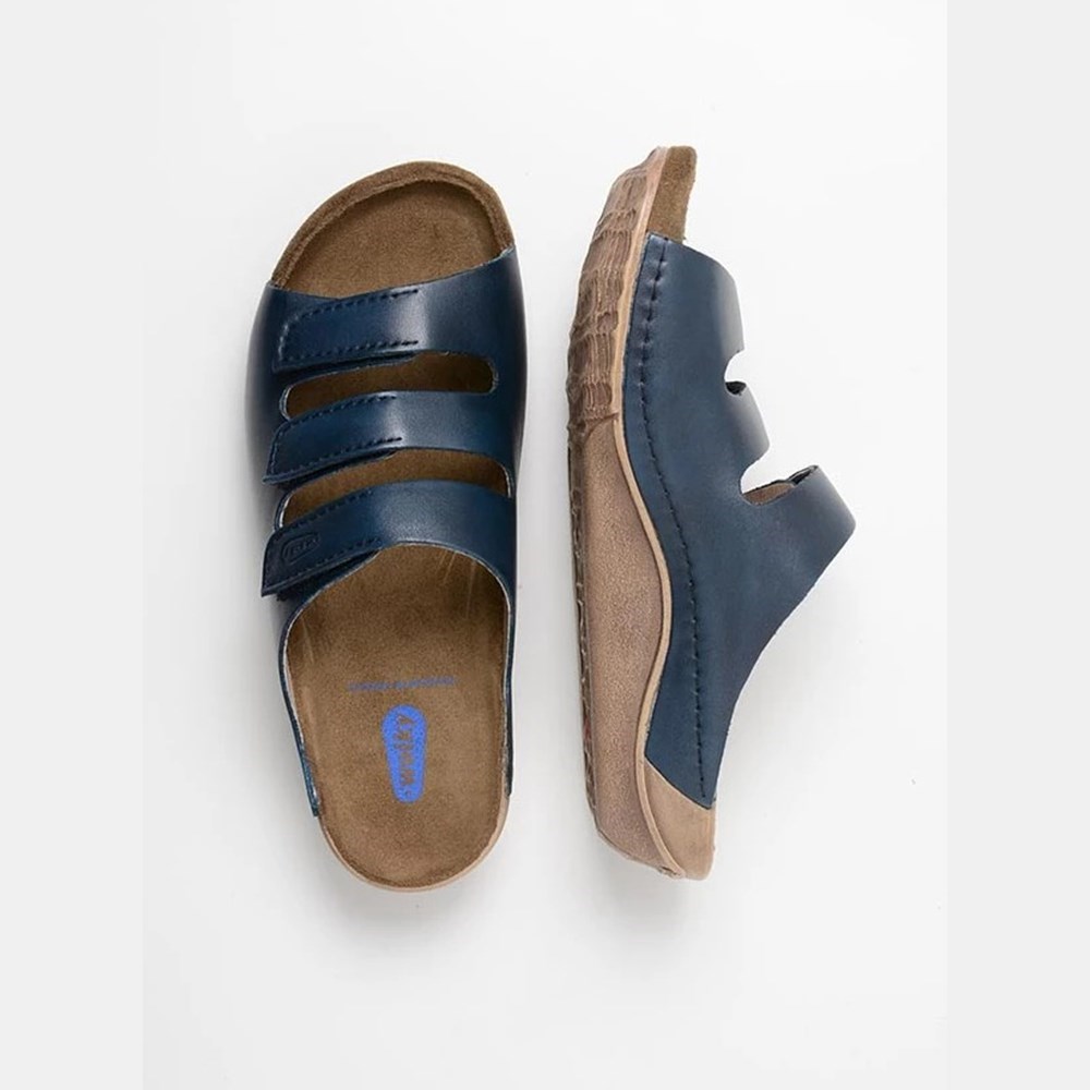 Blue Wolky Nomad Women's Sandals | YHGO61948