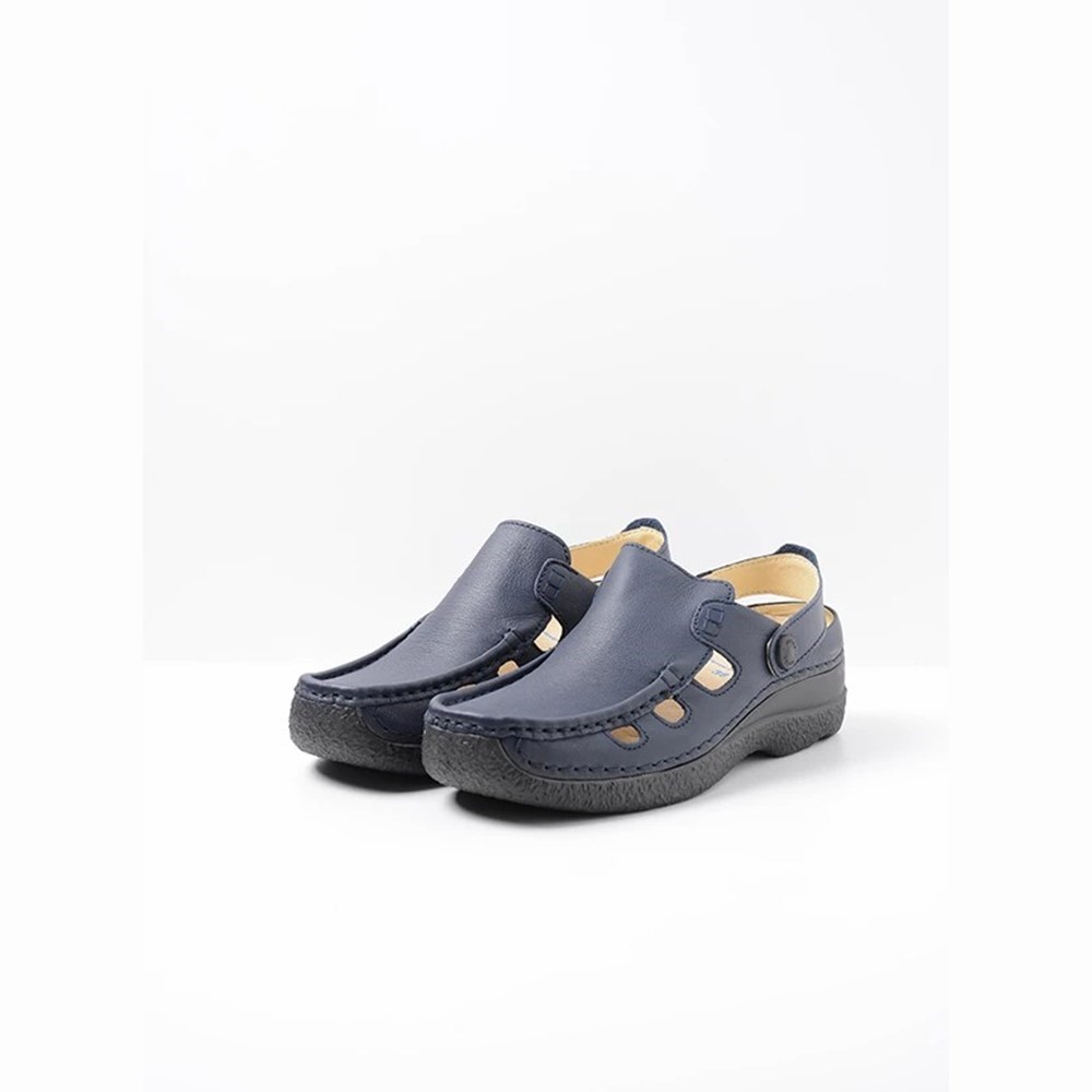 Blue Wolky Roll Multi Women's Sandals | LKCZ85604