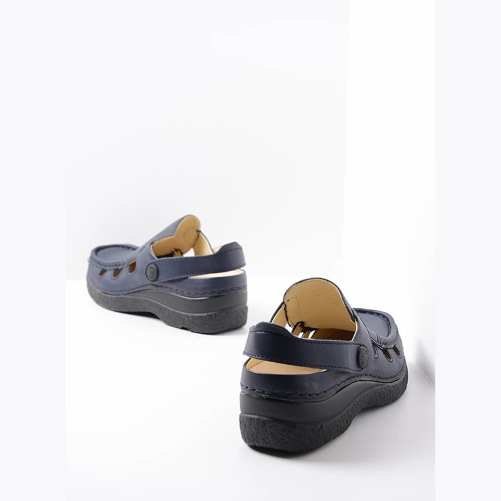 Blue Wolky Roll Multi Women's Sandals | LKCZ85604