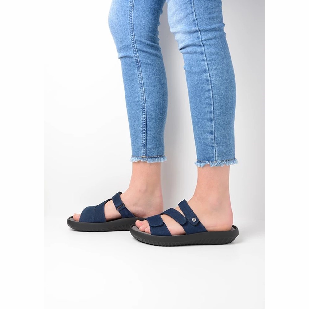 Blue Wolky Sense Women's Sandals | KMIS76380