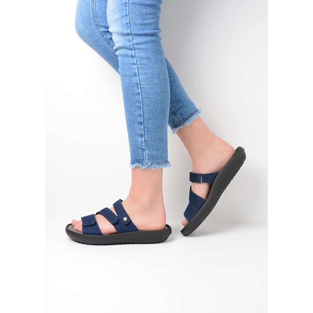 Blue Wolky Sense Women's Sandals | KMIS76380