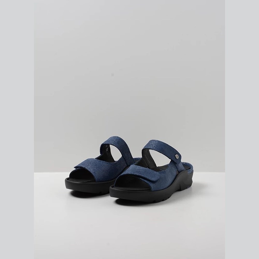 Blue Wolky Zaandam Women's Sandals | RLPG26401