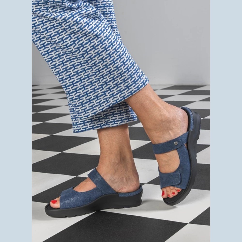 Blue Wolky Zaandam Women's Sandals | RLPG26401