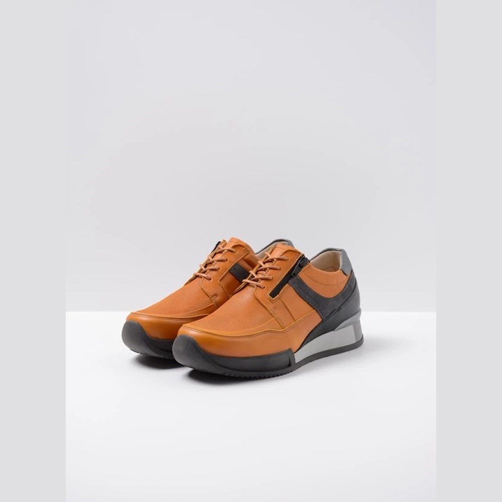 Brown Wolky Banff Women's Walking Shoes | DKLV41369