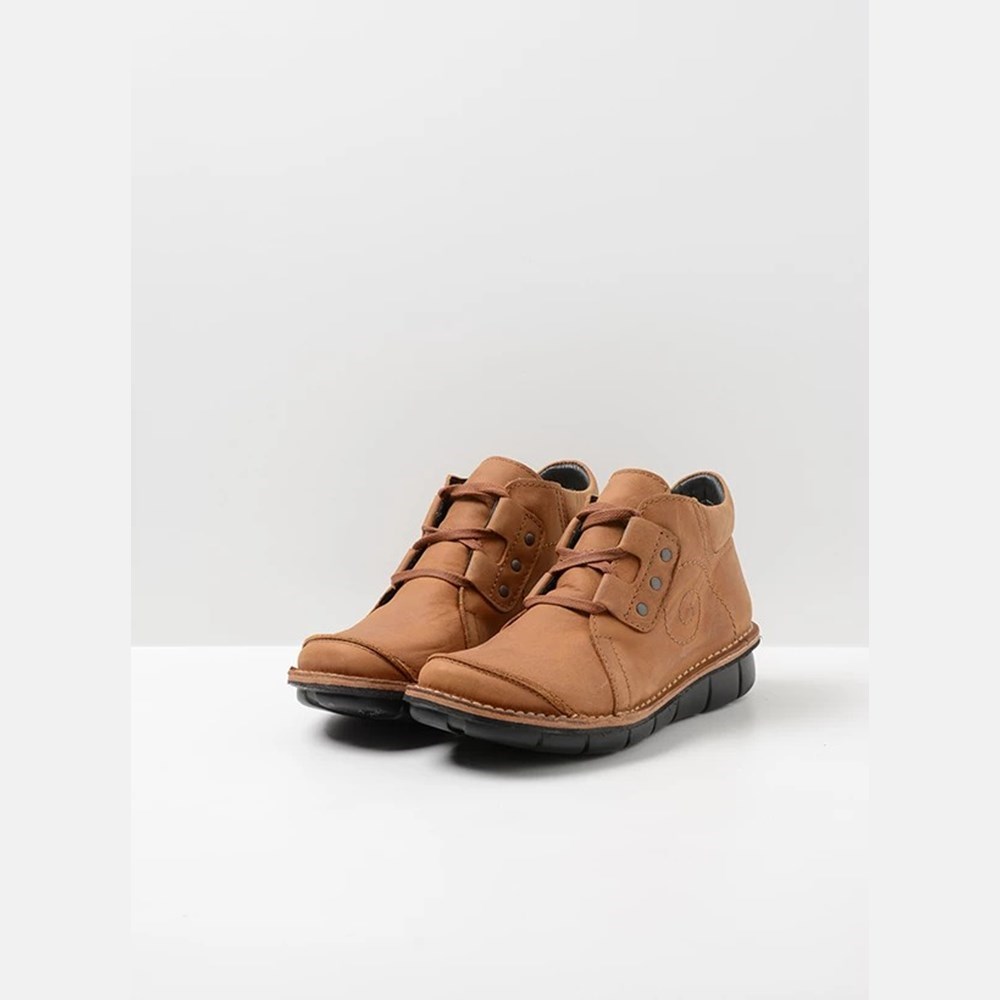 Brown Wolky Gallo Women's Lace Up Shoes | JQKP73549