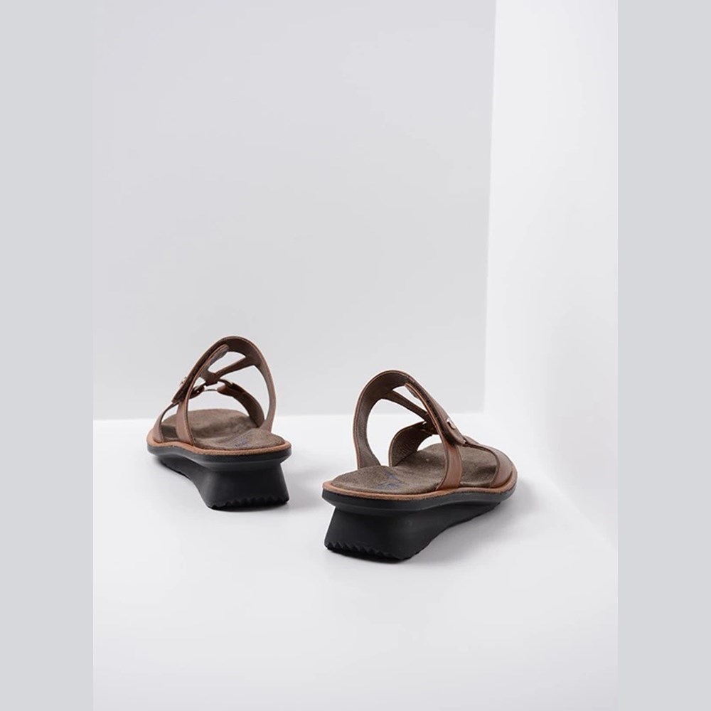 Brown Wolky Isa Women's Sandals | NGQA36128