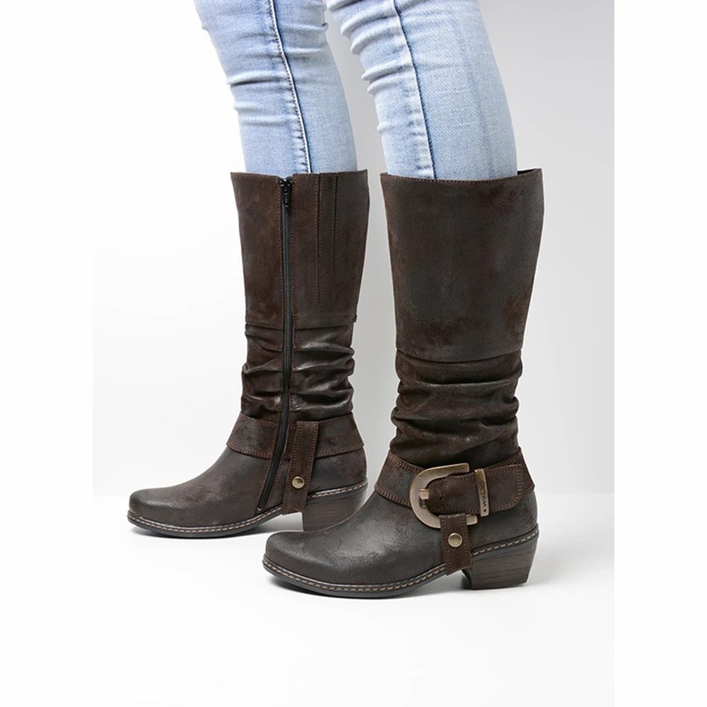 Brown Wolky La Banda Women's High Boots | FDIP12806