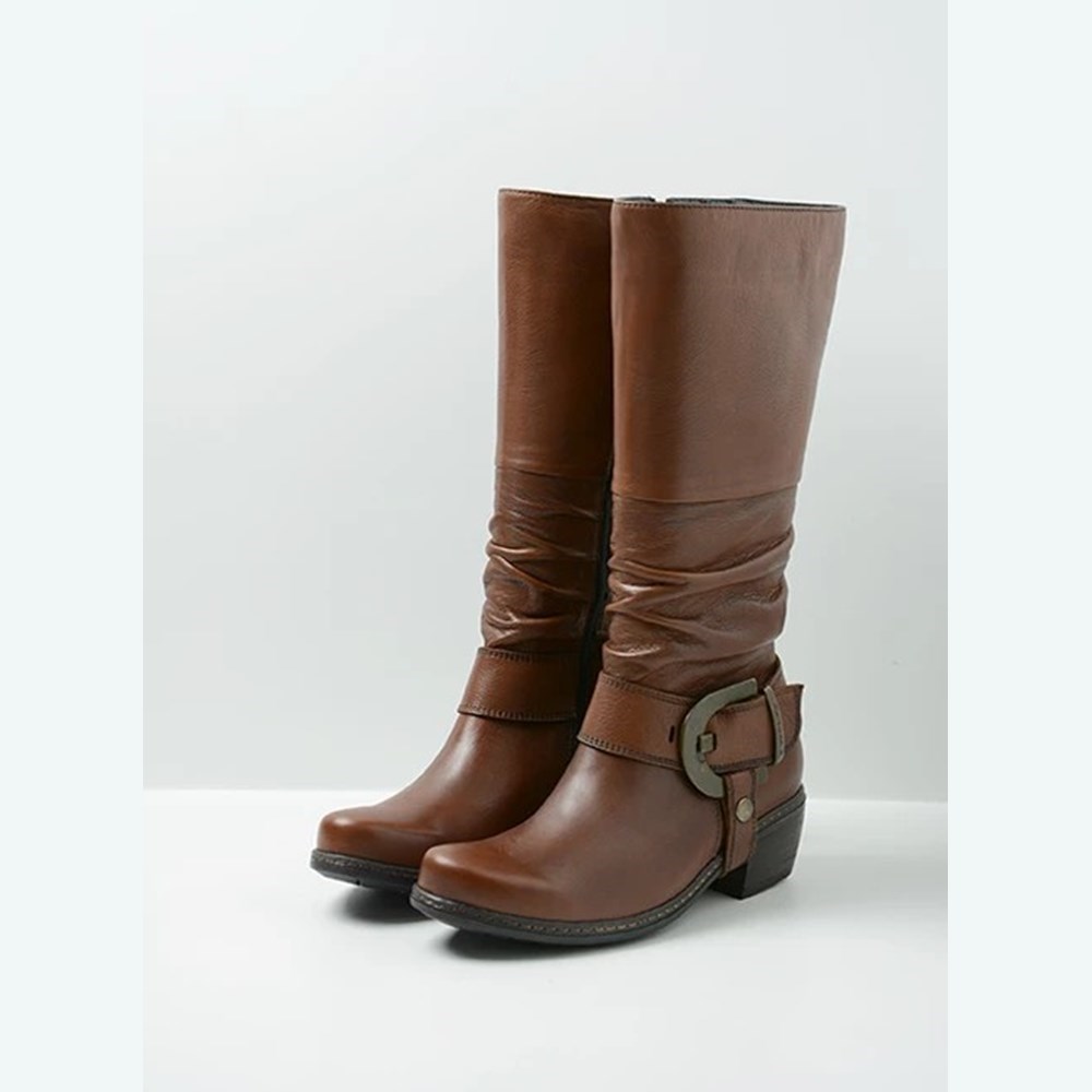 Brown Wolky La Banda Women's High Boots | IJYK50687