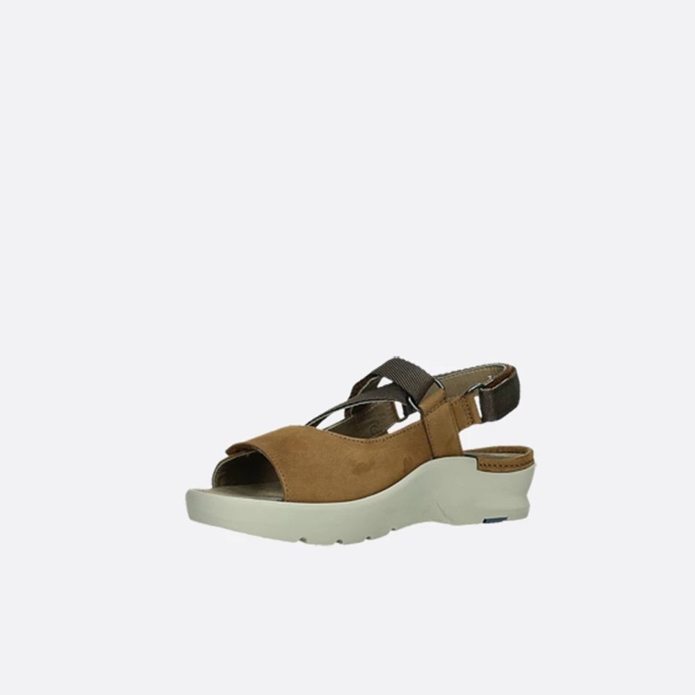 Brown Wolky Lisse Women's Sandals | KSIL28467