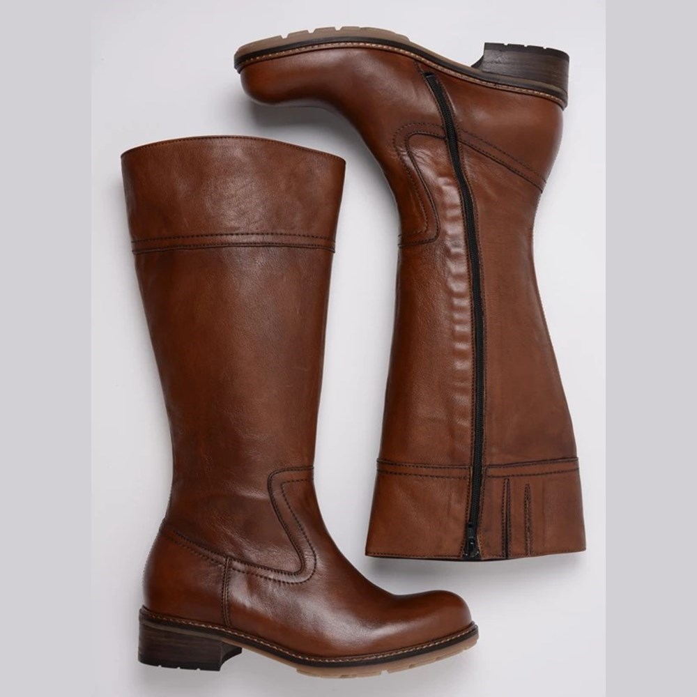 Brown Wolky Moher Women's High Boots | CZIR75892