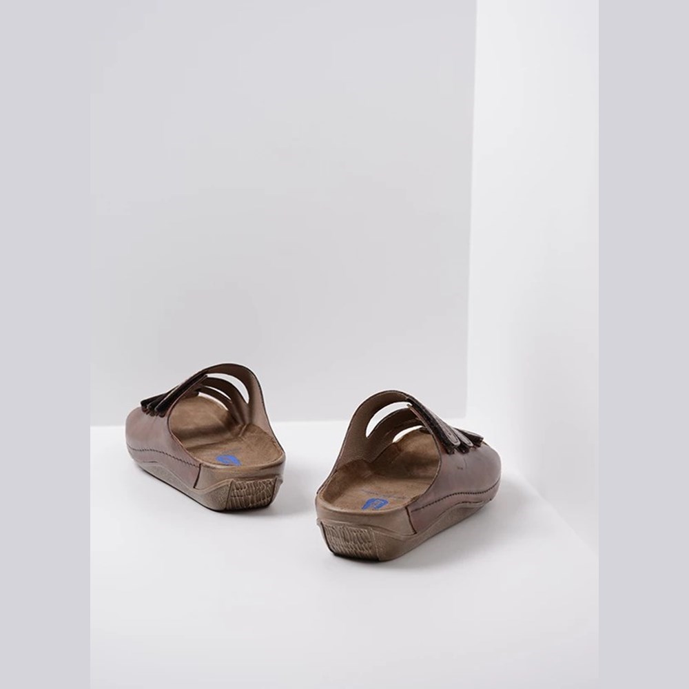 Brown Wolky Nomad Women's Sandals | XVCI29673