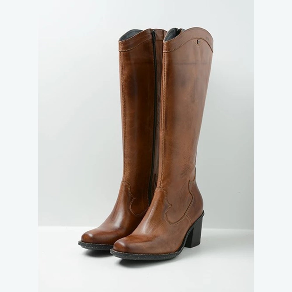 Brown Wolky Rozzi Women's High Boots | JFVO14932