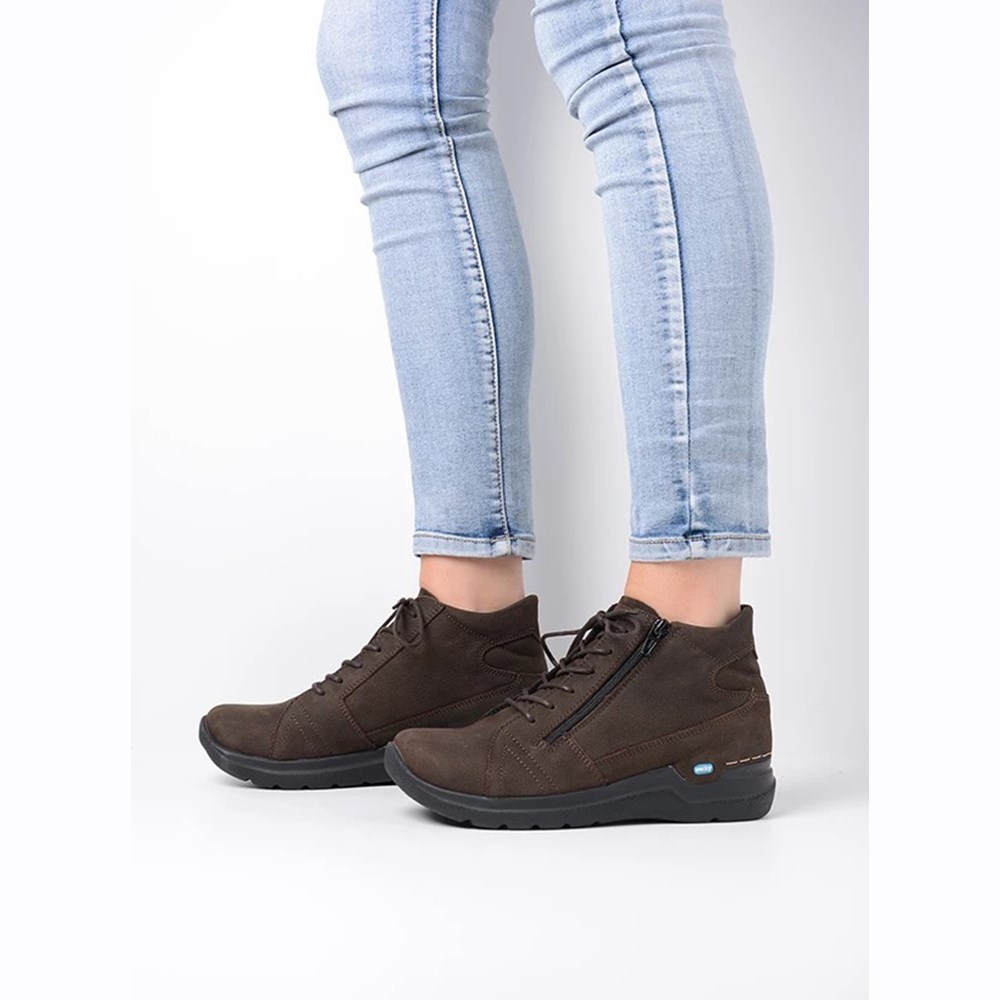 Brown Wolky Why Women's Lace Up Shoes | MTYR70384