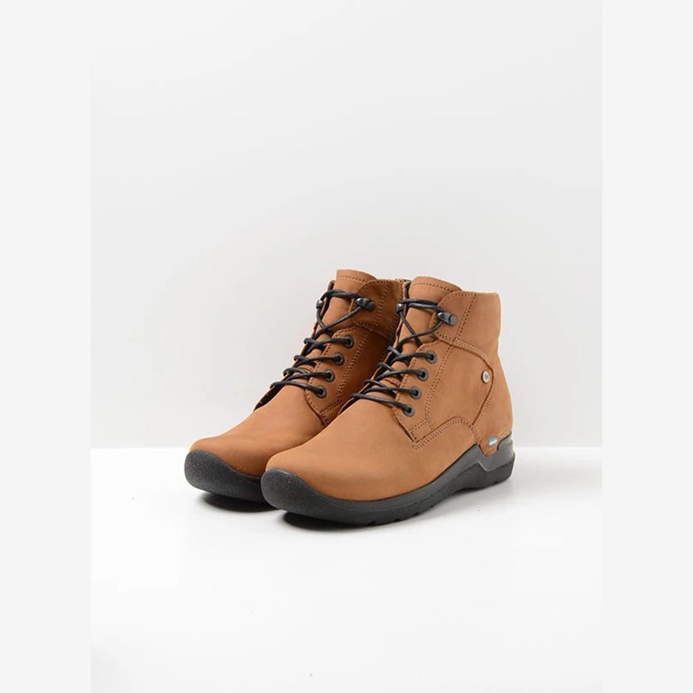 Brown Wolky Whynot Hv Women's Lace Up Shoes | HNEF61594