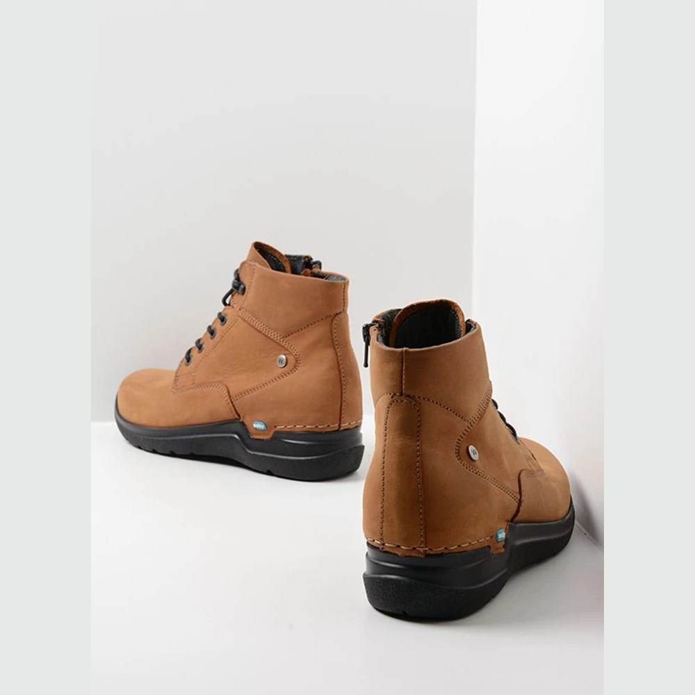 Brown Wolky Whynot Hv Women's Lace Up Shoes | HNEF61594