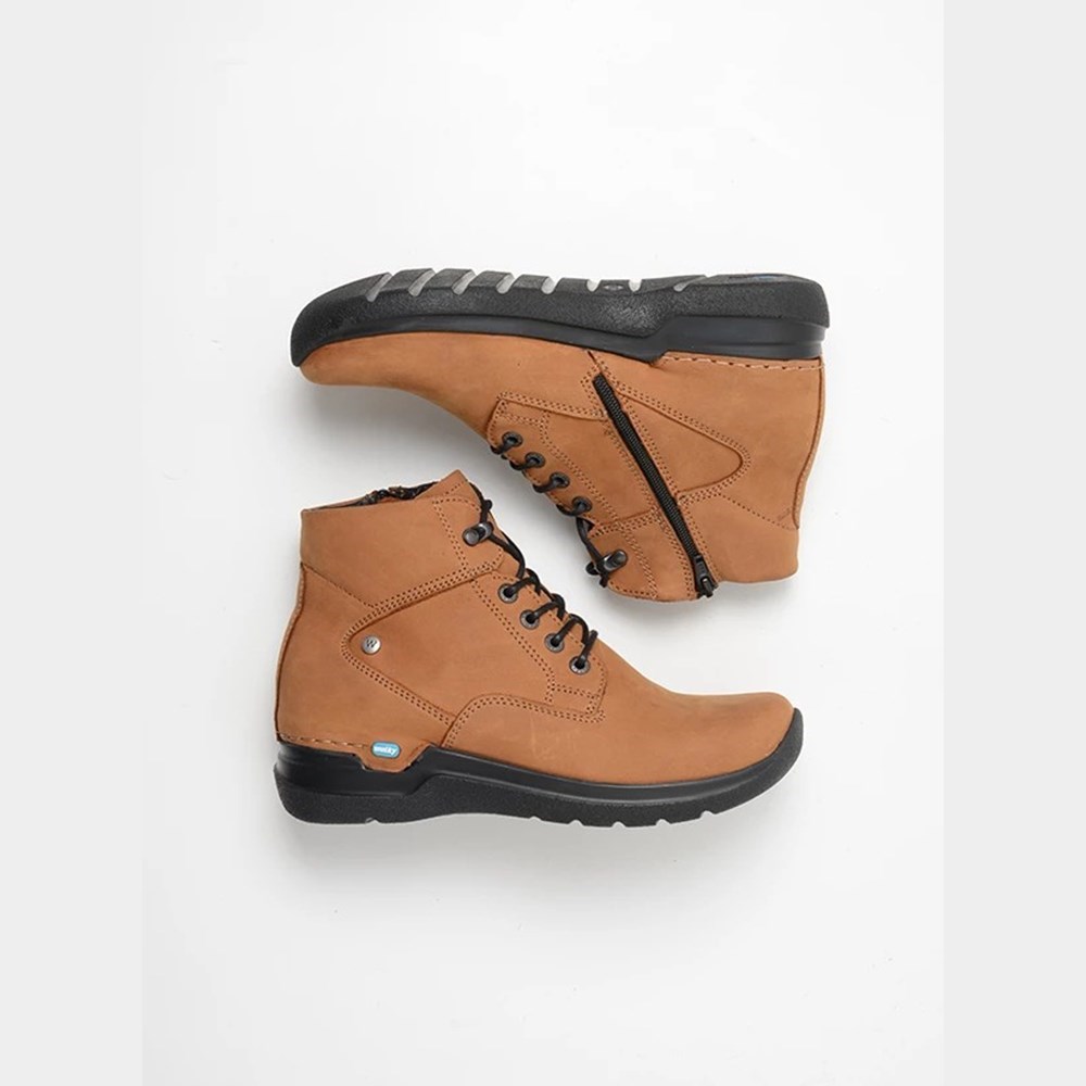 Brown Wolky Whynot Hv Women's Lace Up Shoes | HNEF61594