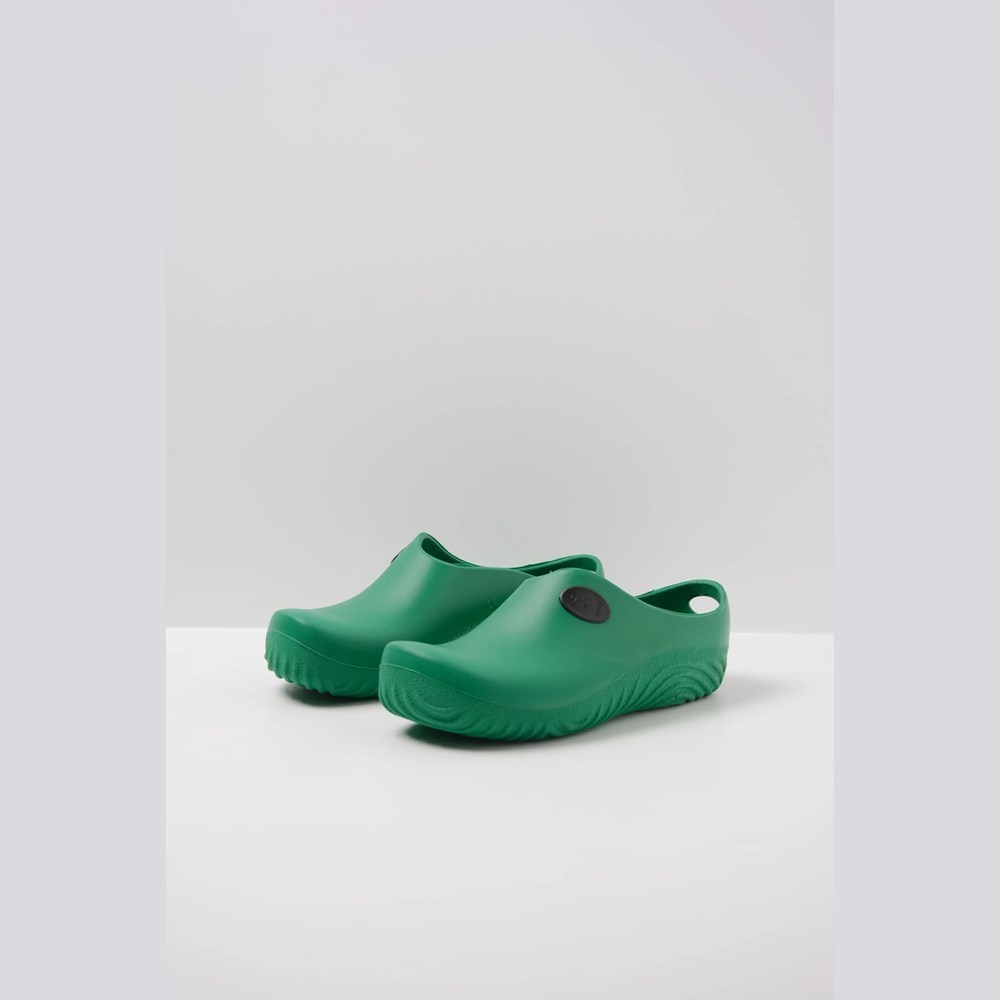 Green Wolky Ok Clog Women's Clogs | EXUG28679