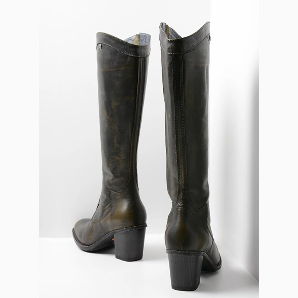 Green Wolky Rozzi Women's High Boots | HQTN70926